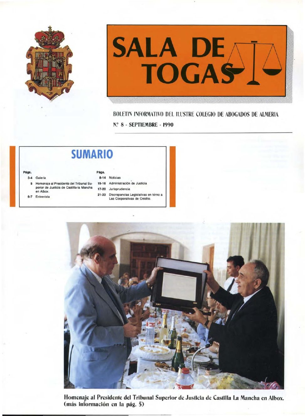 Portada del número 8, Septiembre 1990