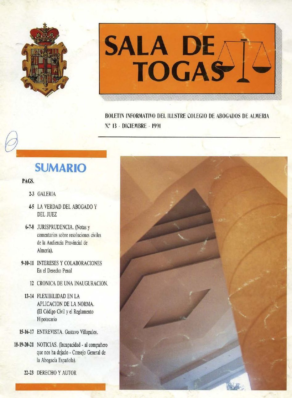 Portada del número 13, Diciembre 1991