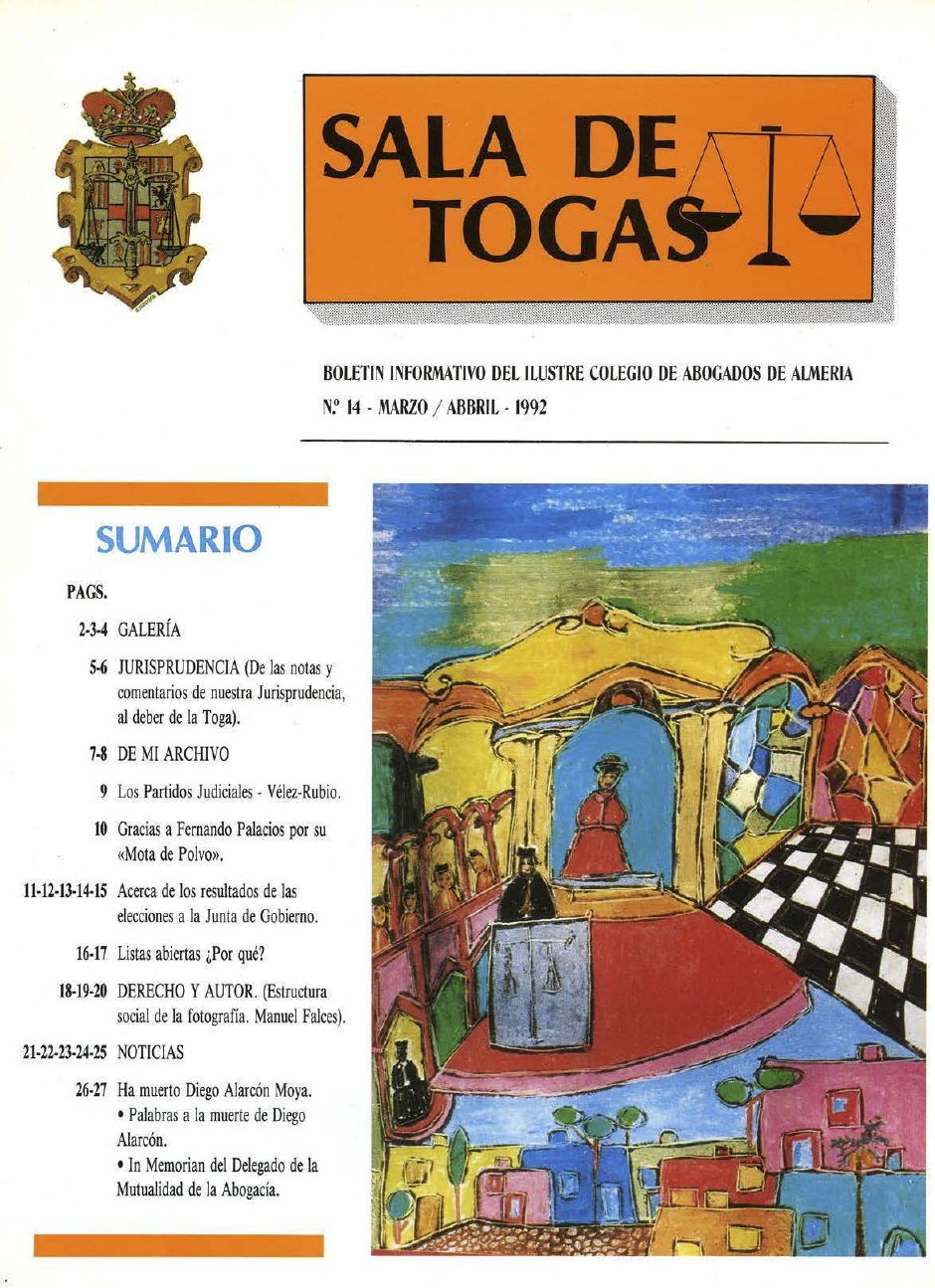 Portada del número 14, Abril 1992