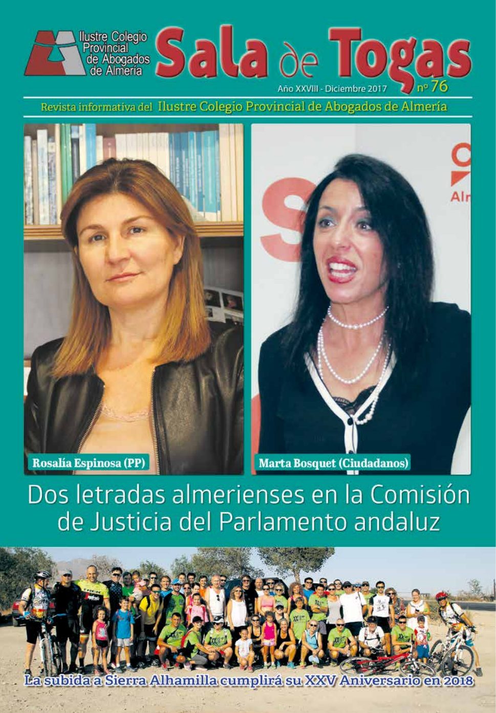 Portada del número 76, Diciembre 2017
